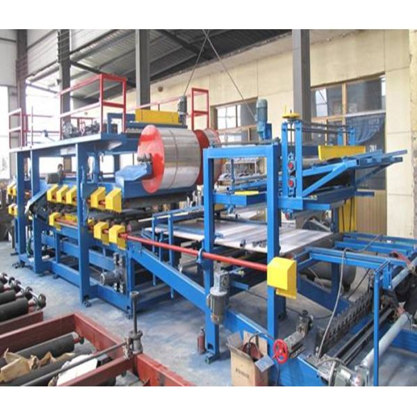 PU Sandwich Panel Roll Forming Machine 28KW Production Line