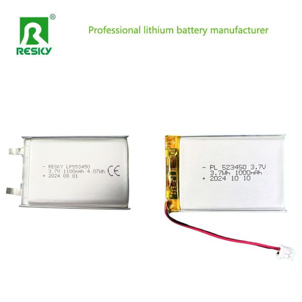 603035 Lithium Polymer Battery Cell 3.7V 600mAh Rechargeable Li-Polymer Batteries