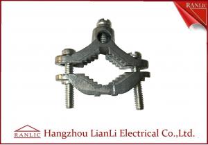 China Zinc Bare Wre Gound Clamps With Straps Brass Electrical Wiring Accessories wholesale