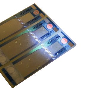 Buy cheap Security Anti Counterfeit Label Humidity Sensitive Custom Waterproof Stickers from wholesalers