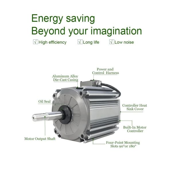 2000w Industrial Electric Motors Permanent Magnet DC Motor Industrial Fan