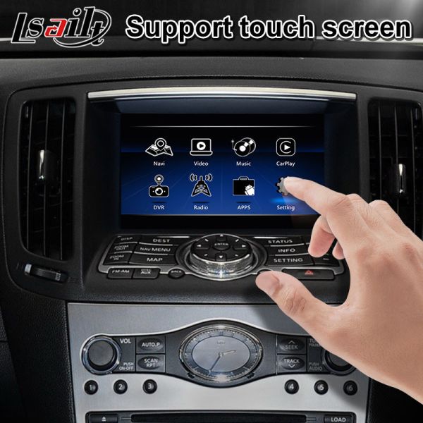 Lsailt Android Car Multimedia Display RK3399 CPU For Infiniti G25 G35 G37 2010-2017