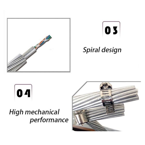 24B1 OPGW Fiber Optic Cable 24 Core 36 Core 48 Core 12 Core 50 150 Cross Section Power
