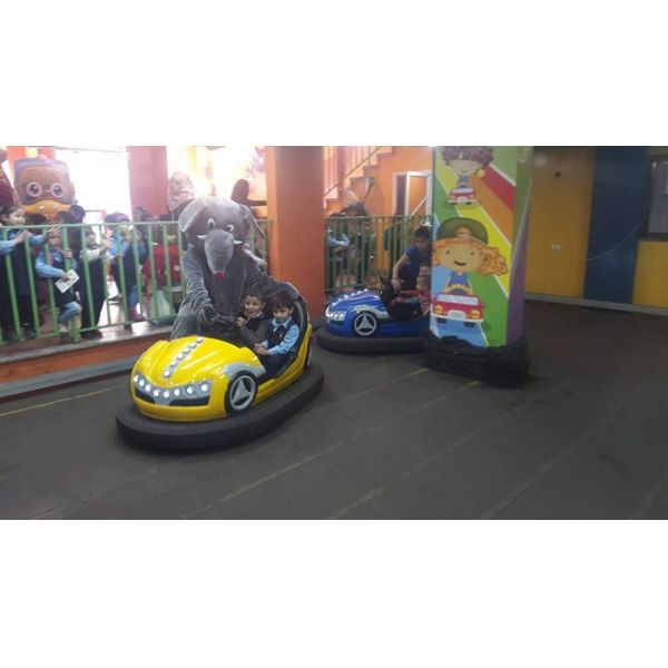 Double Seats Indoor Kids Dodgem Cars Built In MP3 Music Box Control