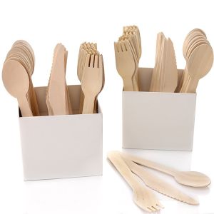 Knife Fork Disposable Wooden Cutlery Set AAA Grade