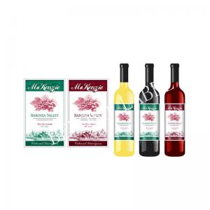 Self Adhesive Printed Labels for Wine Bottle Labels , Roll Printed Bottle Label
