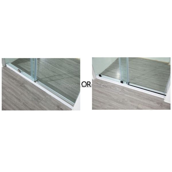 Modern Design 3/8 Inch Tempered Glass Double Sliding Doors for Commercial Buildings