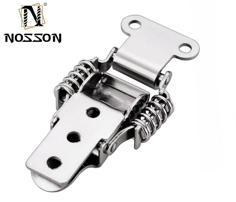 Adjustable Metric Measurement Stainless Steel Spring Lever Tension Latch Toggle Clamp for Toolbox Latch Locking Mechanism