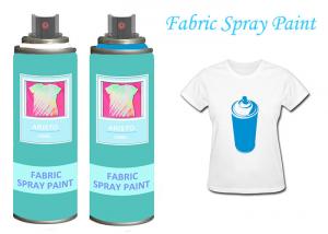 China Black Fabric Spray Paint Acrylic Spray Paint For Clothing / Shoes UV Resistant wholesale