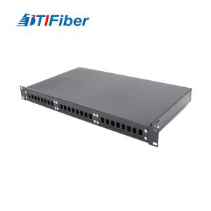 China IU 24 Core SC/FC Fiber Optic Terminal Box Fixed Type Fiber Optic Patch Panel on sale