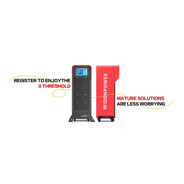 Lithium battery swap station for motorcycles - commercial power charging station - mobile battery charging exchange cabinet