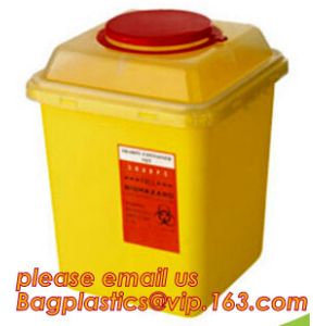 Rectangle safe sharp container, Medical Disposal Bin Sharp /Safe SharpS