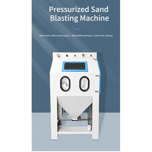 Easy Operation Sand Blast Machine With Automatic Sand Recycling Capability