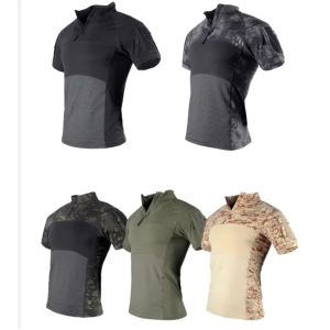 Tactical Uniform Short Sleeve Tactical Suit Camouflage Loose Quick Drying