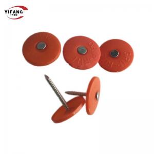 China Screw Shank Type House Wrap Nails / Button Cap Nails For Furniture Repair on sale