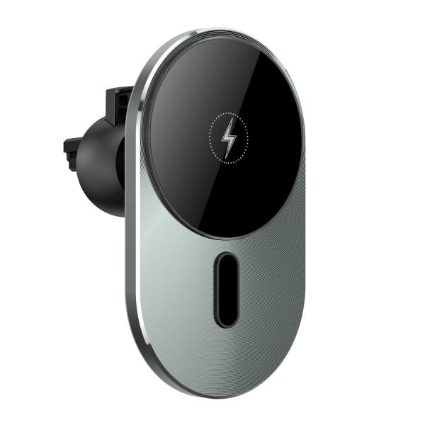 Wireless 15w Folding Magnetic Car Phone Holder Iphone Magsafe Car Mount Charger
