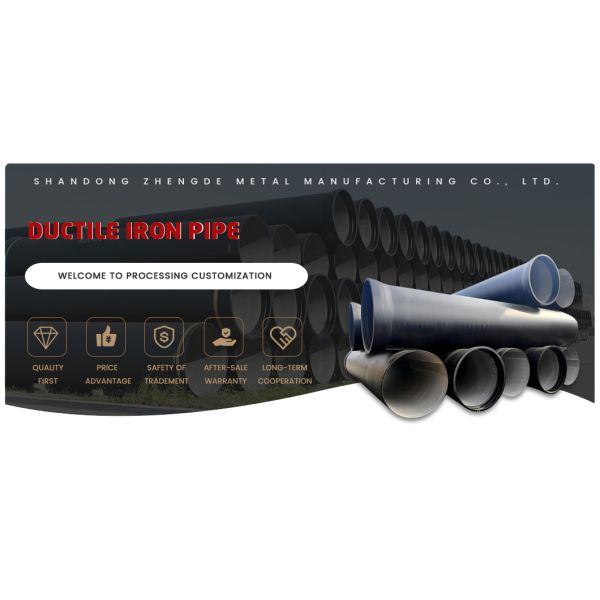 Factory Price Customized Size ISO9001 ISO2531 En545 K9 K7 DN80 DN100 DN800 Ductile Cast Iron Pipe for Water System