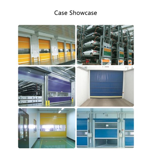 Industrial High-Speed Roll-Up Door | Safety Certified ISO 13849 | -30°C to +70°C Range