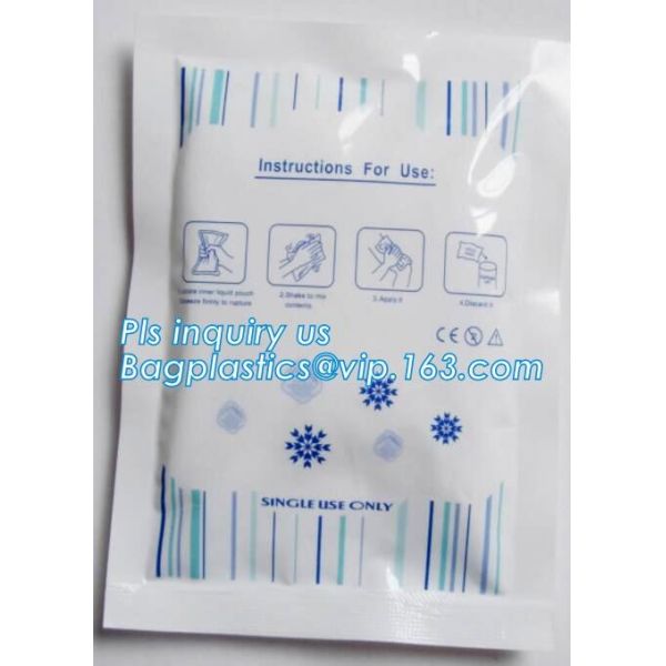 customized PVC soft medical cool gel pack, reusable ice pack customized cool gel eye mask, cool thermal instant ice gel