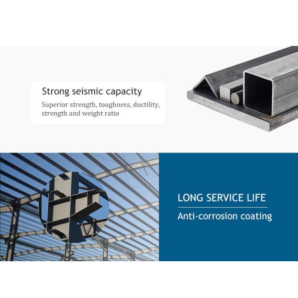 Topshaw Prefabricated Grid Structure Stand Steel Building/ Workshop/ Warehouose/ Shed