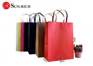 China Wholesale Small Paper Gift Bag With Flat Paper Rope Handle wholesale