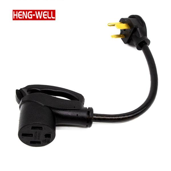NEMA 6-50P to 15-50R RV Adapter Cord 50 Amp 250V with SJTW Copper Wire Dryer