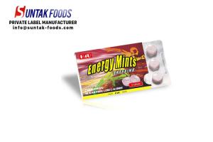 China High Energy Mints Candy For Healthy Supplement , Sugar Free Mints Blister Pack wholesale