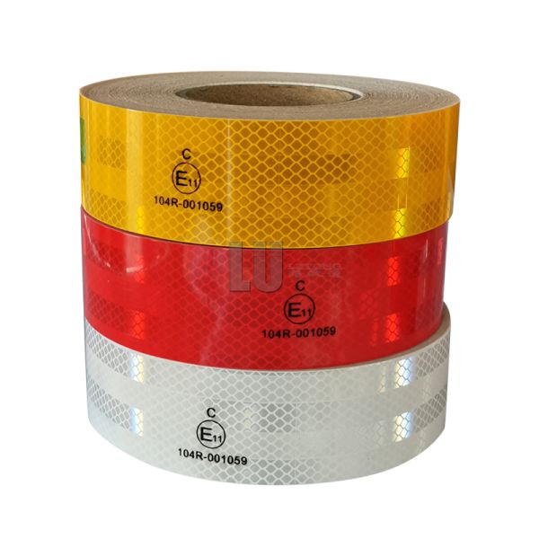 Diamond Grade Mirco Prismatic Car Accessories Reflect Warning Yellow Safety Reflector Sticker Roll Reflective Tape For Truck