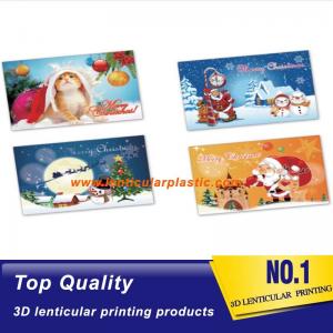 China Good Quality Wholesale Custom Offset Printing Plastic PET Lenticular 3D Photo Card Flip 3D Lenticular Promotion Cards wholesale