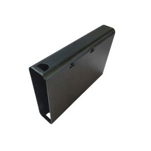 Electronic Aluminum Alloy Profile , Item Aluminium Profile Sand Blasted Black