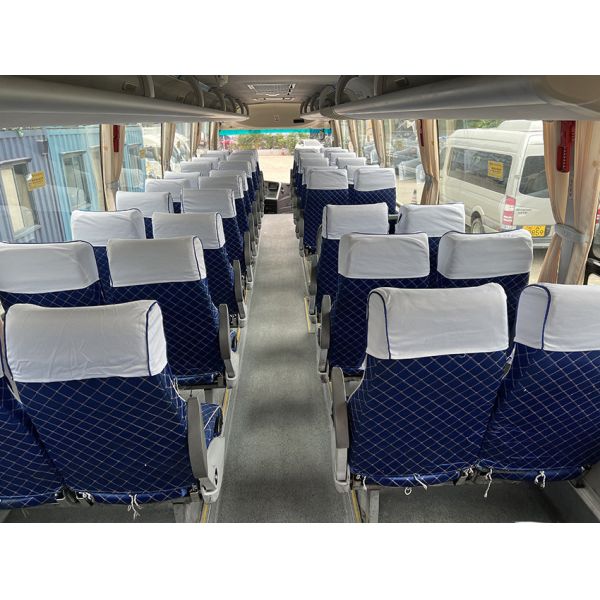 LHD Used Electric Bus 200kw Power 48 Seats Tourist Bus Second Hand