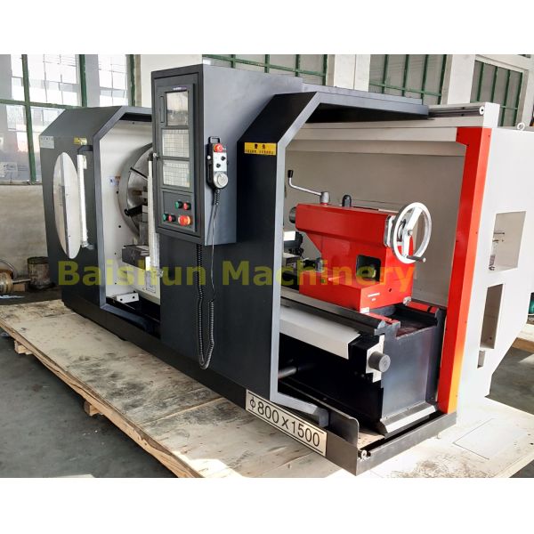 CAK 80135 Horizontal Flat Bed CNC Lathe Machine , CNC Precision Lathe Machine
