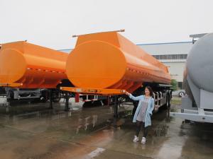 China CIMC 30m3  stainless steel oil tank trailer for palm oil and coal tar transportation wholesale