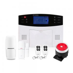 China Wireless & Wired GSM/SMS Home Security Burglar Alarm System Door/Window Detector and PIR Detector wholesale