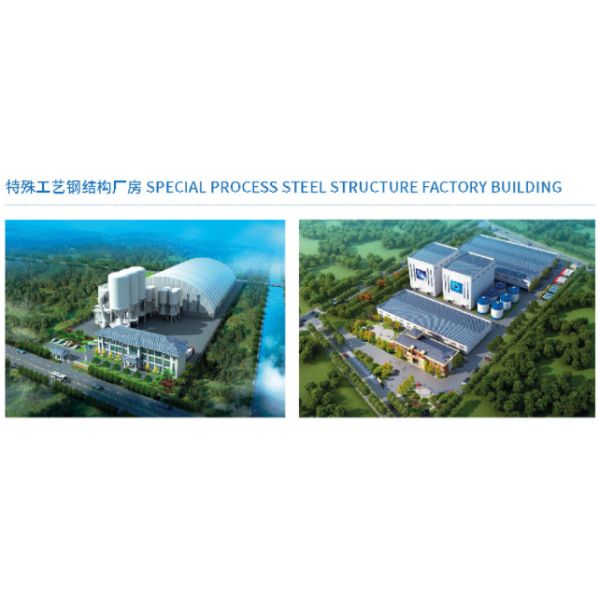 High Performance Prefabricated Steel Building for Commercial Use