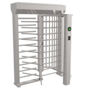China Full Height Access Control Turnstile Gate 30W Single Bi Directional wholesale