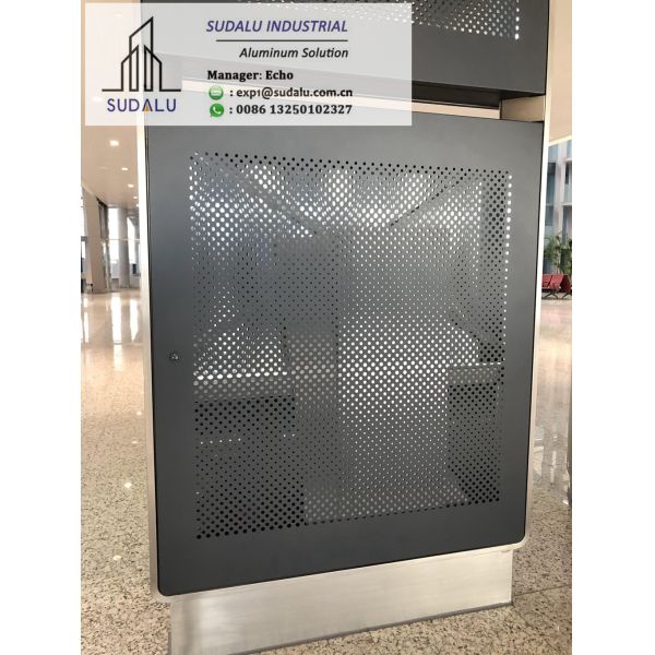 SUDALU PVDF 15 years Warranty Panel Aluminum Interior Decoration Panel Metal Perforated Panel