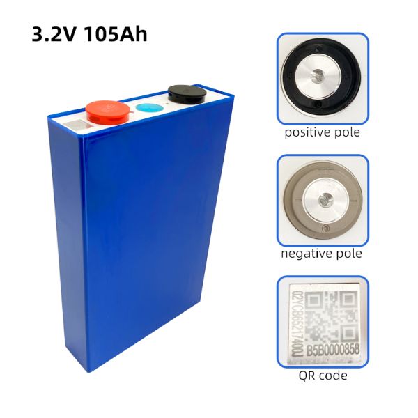 M4 Thread Lifep04 3.2V LFP Lithium Ion Battery 3500 Cycles