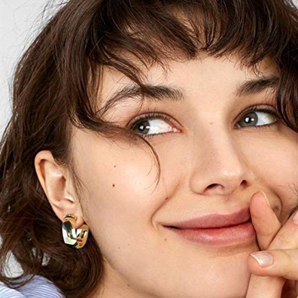 OEM 925 Sterling Silver Earring Women Girl Ear Piercing Earring Big Hoop Earrings