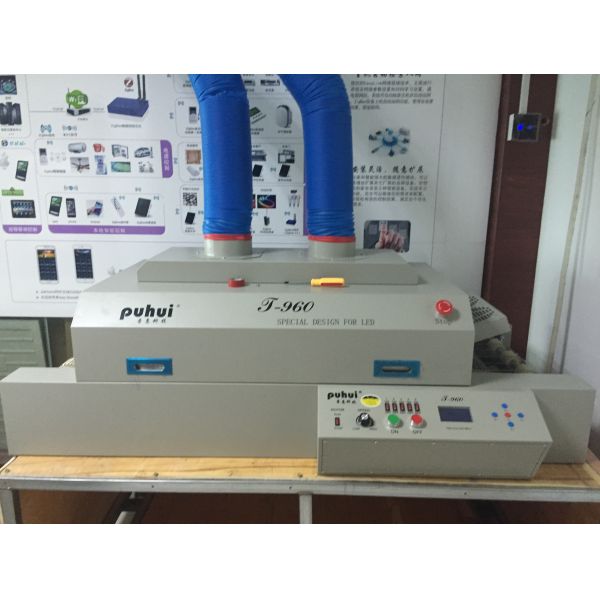 LED SMT Production Line CHMT36 Chip Mounter , Stencil Printer , Reflow Oven T960 , For Small Factory