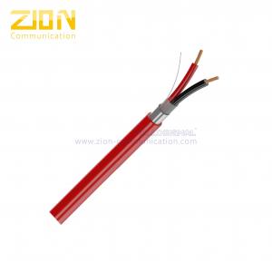 China FPL Shielded Fire Alarm Cable 18 AWG 2 Core Non-Plenum PVC for Smoke Detectors wholesale