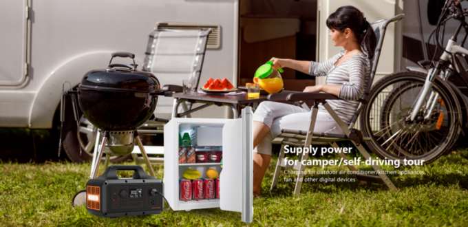 Black 1500W Portable Power Station 1024Wh 240V Solar Generator 5