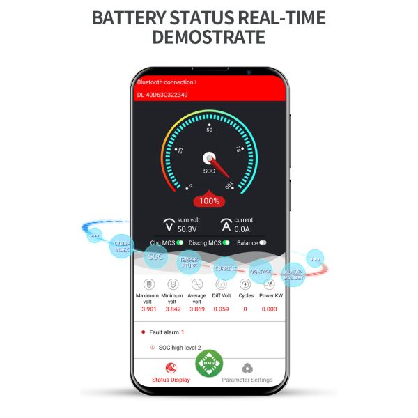 2000 Times 60Ah 24V LiFePO4 Customized Battery Pack For Tricycle