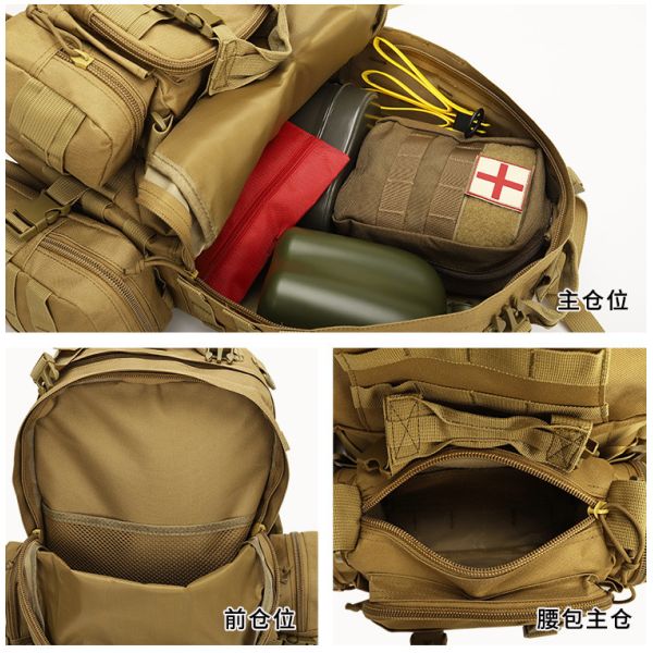 Laptop Tactical Molle Shoulder Bag for Outdoor Mountaineering Sports Hiking