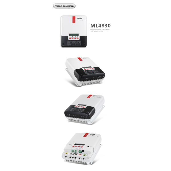 Bluetooth MPPT Solar Charge Controller 24v To 12v Mppt Regulator 20A 30A