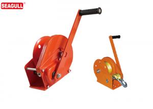 China JC-C 1200-2600lbs capacity  Hand Lifting Winch with nylon rope,hook and brake wholesale