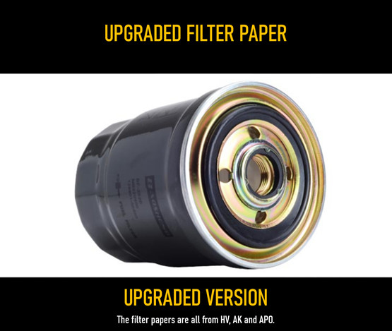 Paper Filtration MB220900 Excavator Fuel Filter For EC55