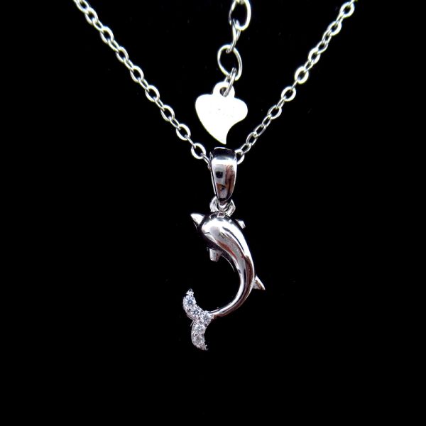 Vintage Design 925 Silver Necklace For Womens Rose Gold Plating