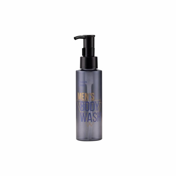 Black Gery 100ml PET Lotion Bottle For Men Skincare Body Care