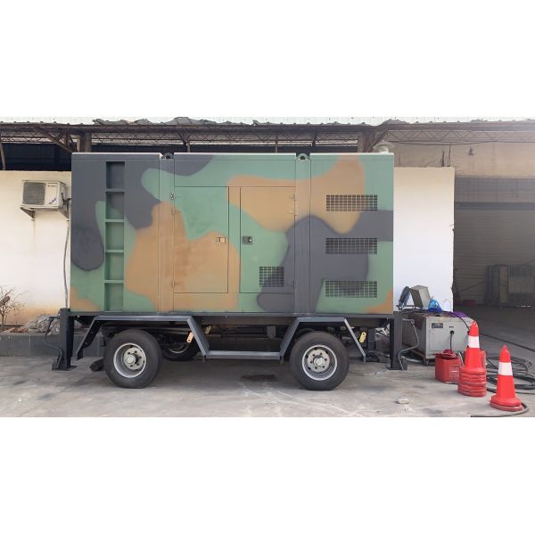 Trailer Mounted 60HZ 500kva Diesel Generators EPA Volvo Penta Genset